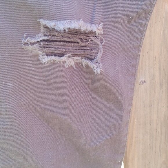 GAP Girlfriend Green Denim Distressed Jeans Women's size 30 - Picture 6 of 8